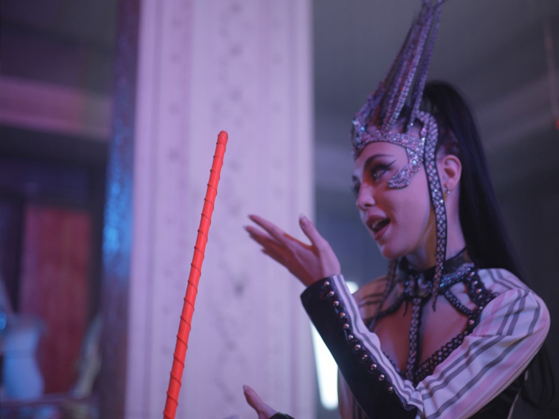 ROHRSTOCK - Extrem Rohrstock mit Griff, rot, Komfortwicklung, Ø ca. 15mm