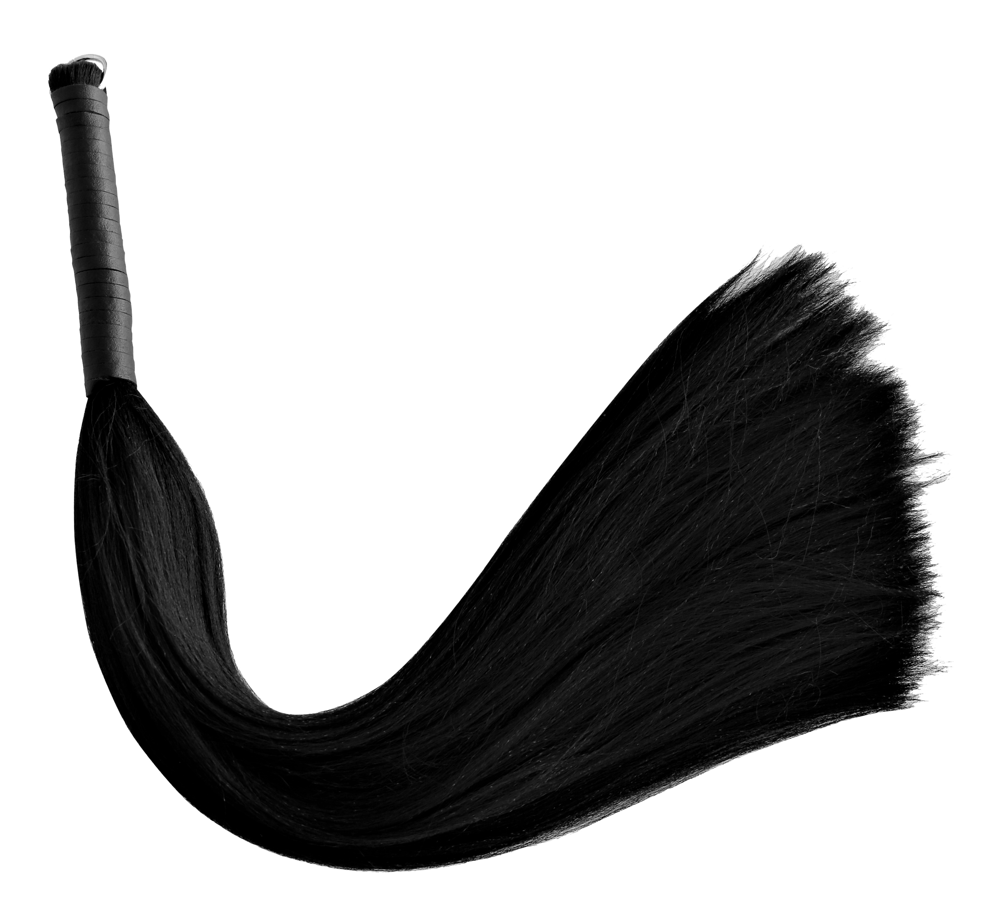 Flogger - HAIR whip black bitch "Pull my hair and spank me"