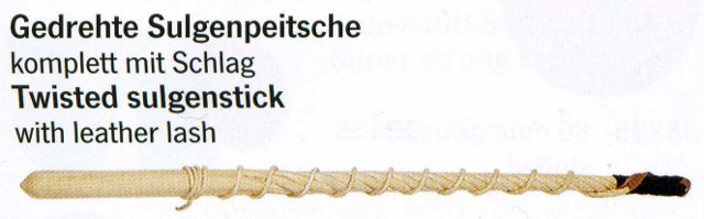 Sulgenpeitsche - mit Lederschlag II