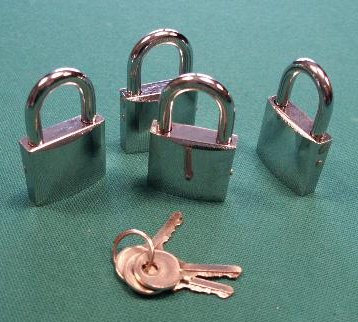 SCHLOSS - Chromschloss, 25 mm, gleichschließend